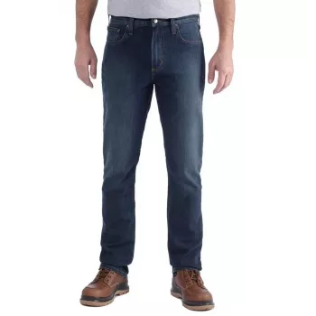 Carhartt Rugged Flex Straight Tapered housut - Gravel, 32x32