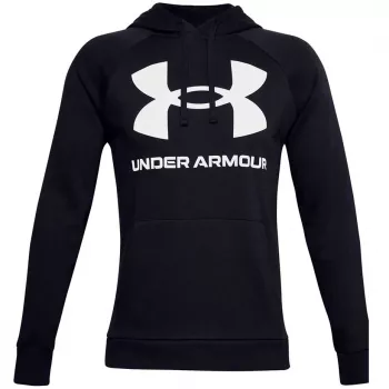 Under Armour miesten Rival Fleece Big Logo HD -collegepaita musta 1357093 001