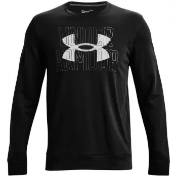 Under Armour UA Rival Terry Logo Crew miesten collegepaita musta 1370391 001