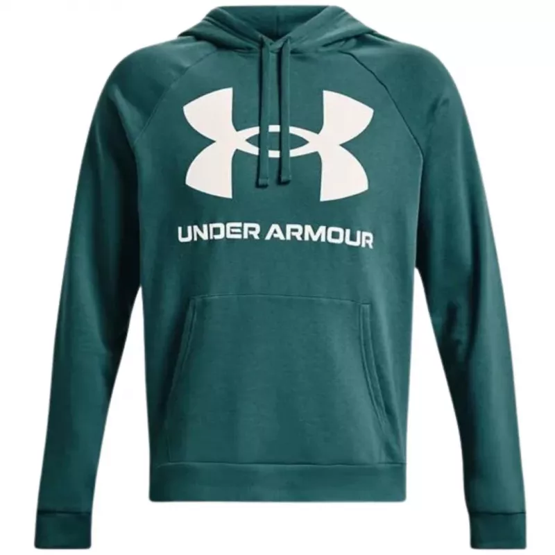 Under Armour miesten Rival Fleece Big Logo huppari Marine OD Green