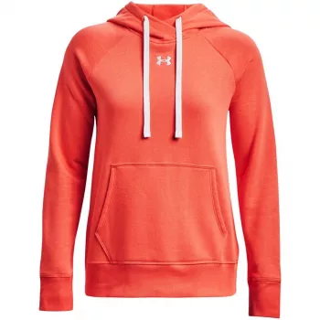 Under Armour naisten Rival Fleece HB huppari oranssi