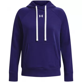 Under Armour naisten Rival Fleece HB huppari Midnight Navy/valkoinen