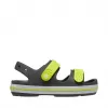 Crocs Crocband Cruiser lasten sandaalit grafiitti keltainen koko 32-33