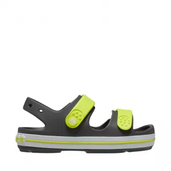 Crocs Crocband Cruiser lasten sandaalit grafiitti keltainen koko 32-33