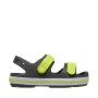 Crocs Crocband Cruiser lasten sandaalit grafiitti keltainen koko 32-33
