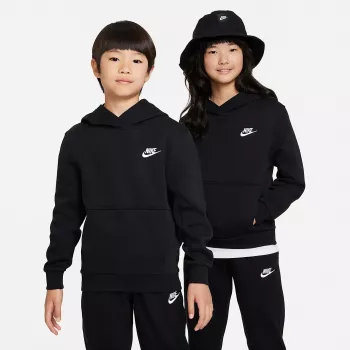 Nike Sportswear Club Fleece Full-Zip -huppari lapsille musta FD3000 010 M