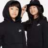 Nike Sportswear Club Fleece Full-Zip -huppari lapsille musta FD3000 010 M