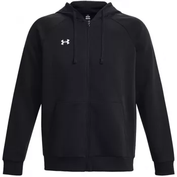 Under Armour Rival Fleece -vetoketjuhuppari miesten musta 1379767 001