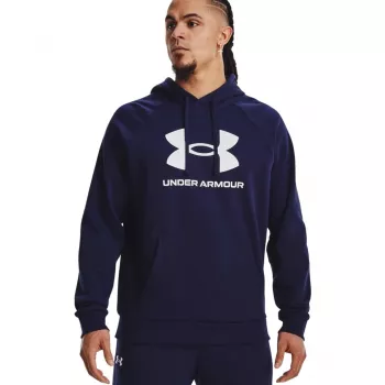 Under Armour Rival Fleece Logo HD -collegepaita miesten Navy Blue 1379758 410 L