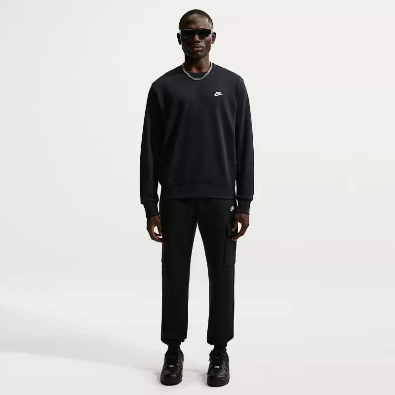 Nike Club FT miesten collegepaita musta FN3888 010 koko S