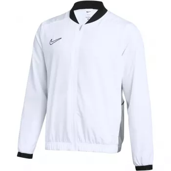 Nike Dri-FIT Academy 25 miesten täysvetoketjullinen huppari valkoinen