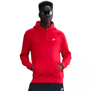 Nike Club Fleece miesten pyöreäpääntieinen collegepaita university red