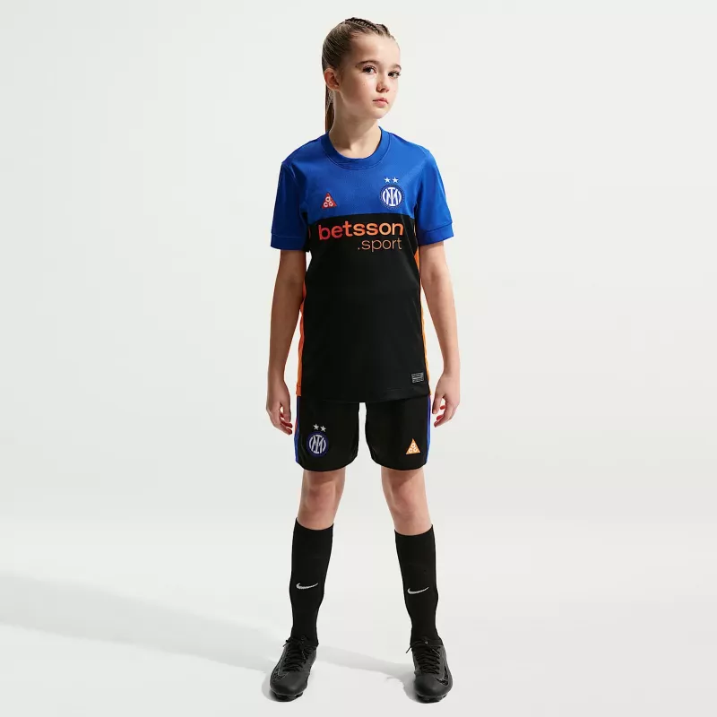 Nike Inter Milan 2026 Stadium SE lasten jalkapallopaita - musta/sininen - koko L