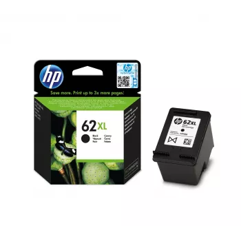 HP 62XL High Yield musta alkuperäinen mustepatruuna
