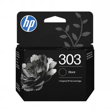 HP 303 musta alkuperäinen mustepatruuna