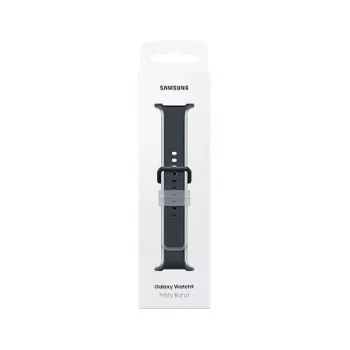 Samsung Misty Band (M/L) Galaxy Watch9 (Watch8) - musta fluoroelastomeerinen älykellon ranneke
