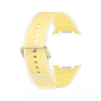 Samsung Misty Band M/L Galaxy Watch9 (Watch8) - keltainen fluoroelastomeerinen urheilu ranneke
