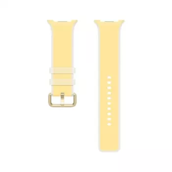 Samsung Misty Band M/L Galaxy Watch9 (Watch8) - keltainen fluoroelastomeerinen urheilu ranneke