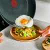 Tefal Emotion ruostumattomasta teräksestä valmistettu pannusarja, 2-osainen, 24/28 cm