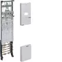Hager univers Z täydellinen mittaritaulukenttä 2x ZH3EL22T BKE-I 1050mm