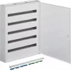 Hager FW536WT pinta-asennettava jakokeskus, 5 riviä, 180 moduulia, IP40, valkoinen