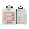 GUESS GUA2SSSI AirPods 1/2 kotelo pinkki silikoni Vintage Script