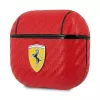 Ferrari FESA3CARE On Track AirPods 3 kotelo punainen PU carbon