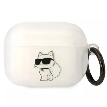 Karl Lagerfeld KLAPHNCHTCT AirPods Pro kotelo läpinäkyvä Ikonik Choupette