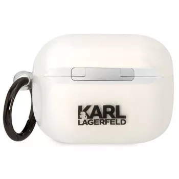 Karl Lagerfeld KLAPHNCHTCT AirPods Pro kotelo läpinäkyvä Ikonik Choupette
