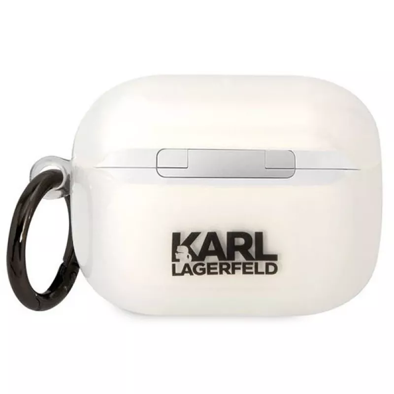 Karl Lagerfeld KLAPHNCHTCT AirPods Pro kotelo läpinäkyvä Ikonik Choupette