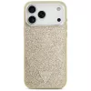 GUESS Glitter Triangle Logo MagSafe-kotelo iPhone 17 Pro Max - kultainen