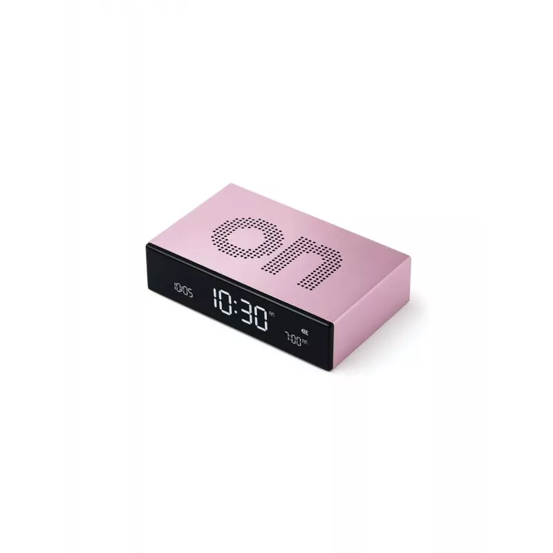 Lexon Flip Premium digitaalinen herätyskello vaaleanpunainen LR152LP