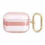 GUESS AirPods Pro kotelo kantohihnalla pinkki Strap Collection