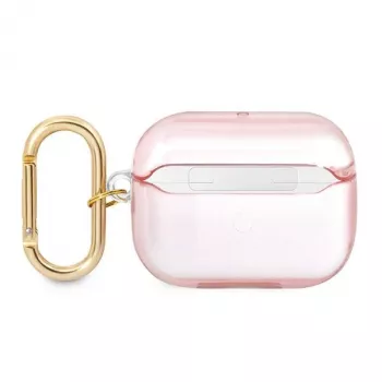 GUESS AirPods Pro kotelo kantohihnalla pinkki Strap Collection