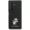 Karl Lagerfeld Saffiano Karl & Choupette Pin kotelo Samsung Galaxy Z Fold7 - musta