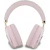 GUESS PU-nahka 4G Triangle Logo Bluetooth-stereokuulokkeet vaaleanpunainen