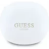 GUESS Flat Classic Logo Electroplated True Wireless -nappikuulokkeet, valkoinen