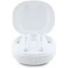 GUESS Flat Classic Logo Electroplated True Wireless -nappikuulokkeet, valkoinen