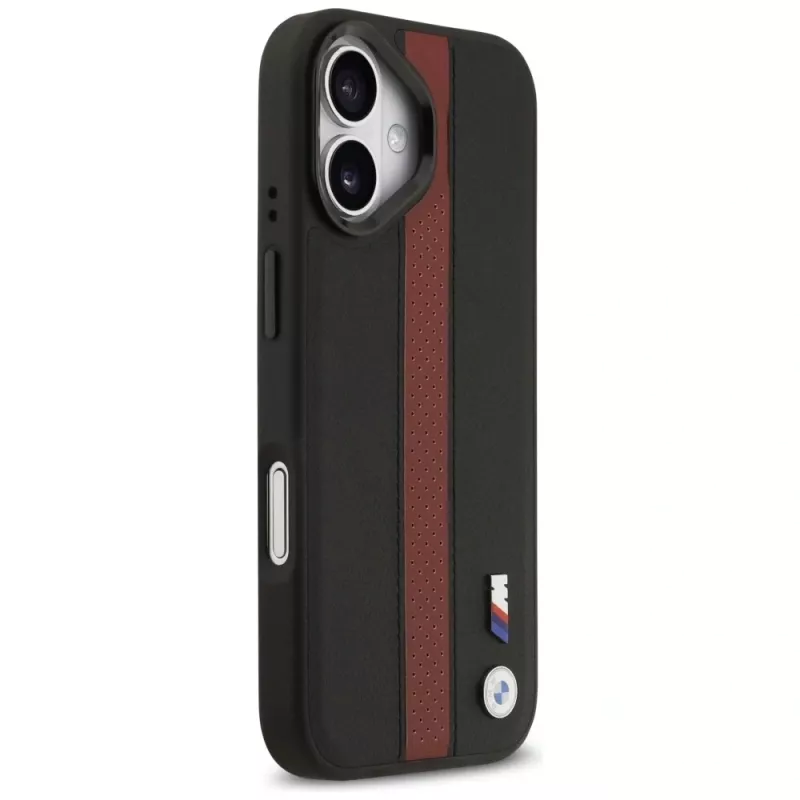 BMW M Perforated Stripe Logo MagSafe -kotelo iPhone 17 - punainen