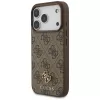 GUESS 4G Small Classic Logo MagSafe -kotelo iPhone 18 Pro / 17 Pro - ruskea