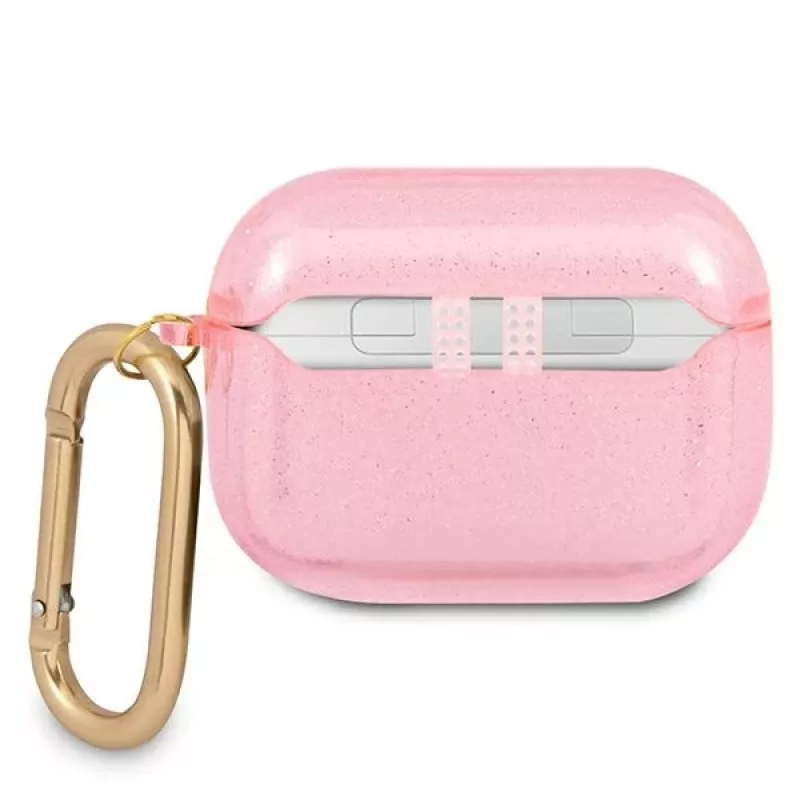 Guess GUAPUCG4GP AirPods Pro kotelo pinkki glitter-kokoelma