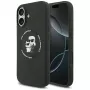 Karl Lagerfeld silikoni Karl & Choupette Ring MagSafe -kotelo iPhone 17 - musta