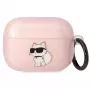 Karl Lagerfeld KLAPHNCHTCP AirPods Pro kotelo pinkki Ikonik Choupette