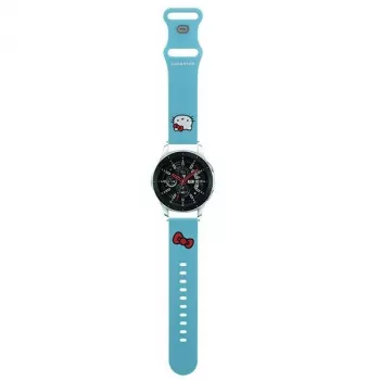 Hello Kitty universaali silikoninen kellonranneke Kitty Head sininen 22mm