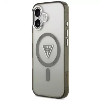 GUESS IML Gradient Triangle Logo MagSafe -kotelo iPhone 17 - khaki