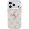 GUESS 4G & Big Resin Logo kotelo iPhone 17 Pro / 18 Pro -laitteelle - pinkki