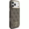 GUESS 4G Triangle Logo MagSafe -kotelo iPhone 17 Pro Max -laitteelle - ruskea & kulta