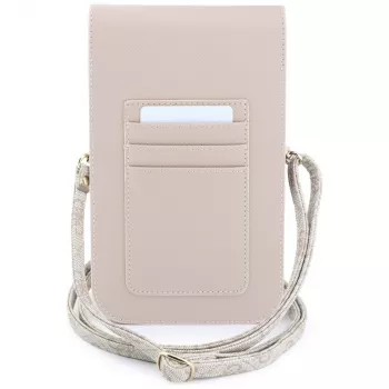 Guess Graines 4G & Classic Logos puhelinlaukku pinkki
