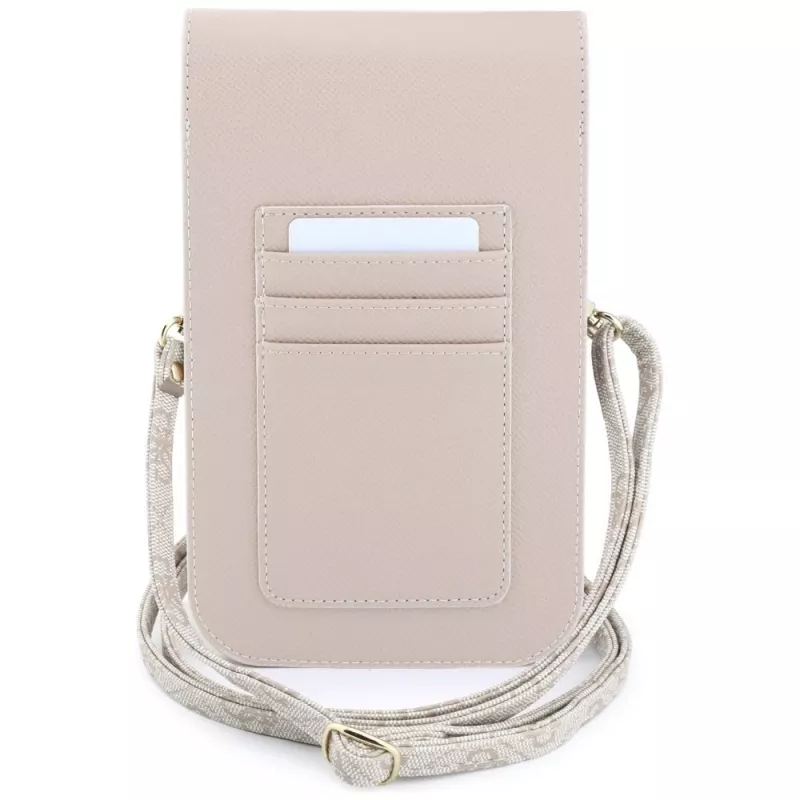 Guess Graines 4G & Classic Logos puhelinlaukku pinkki