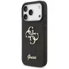 GUESS Fixed Glitter Big 4G -kotelo iPhone 18 Pro / 17 Pro -laitteelle - musta